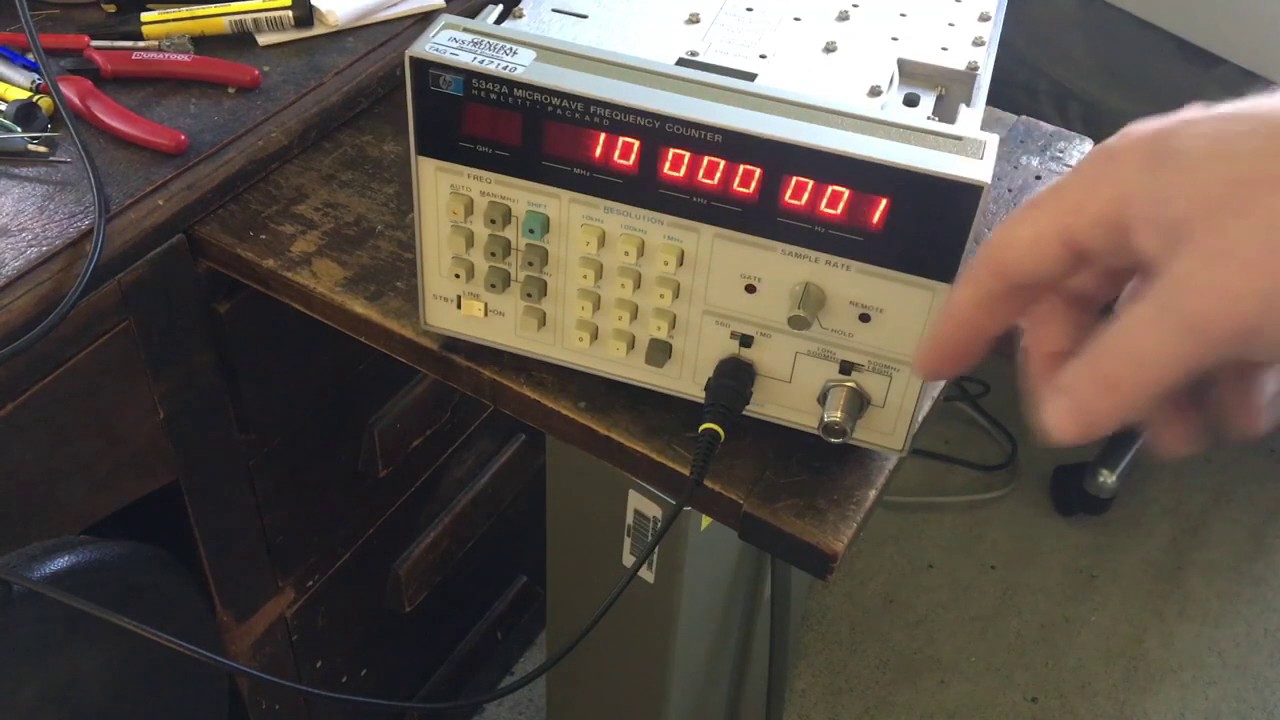 hp 5342a microwave frequency counter manual