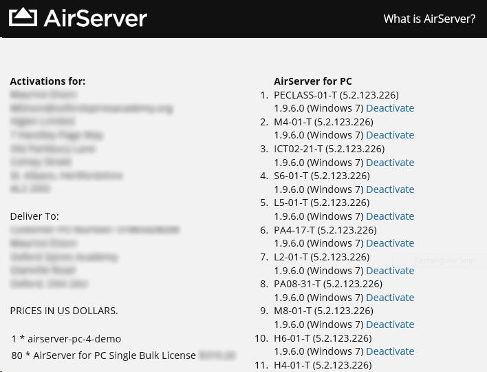 airserver activation key
